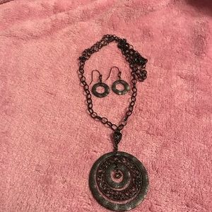 22” Gunmetal Necklace Set